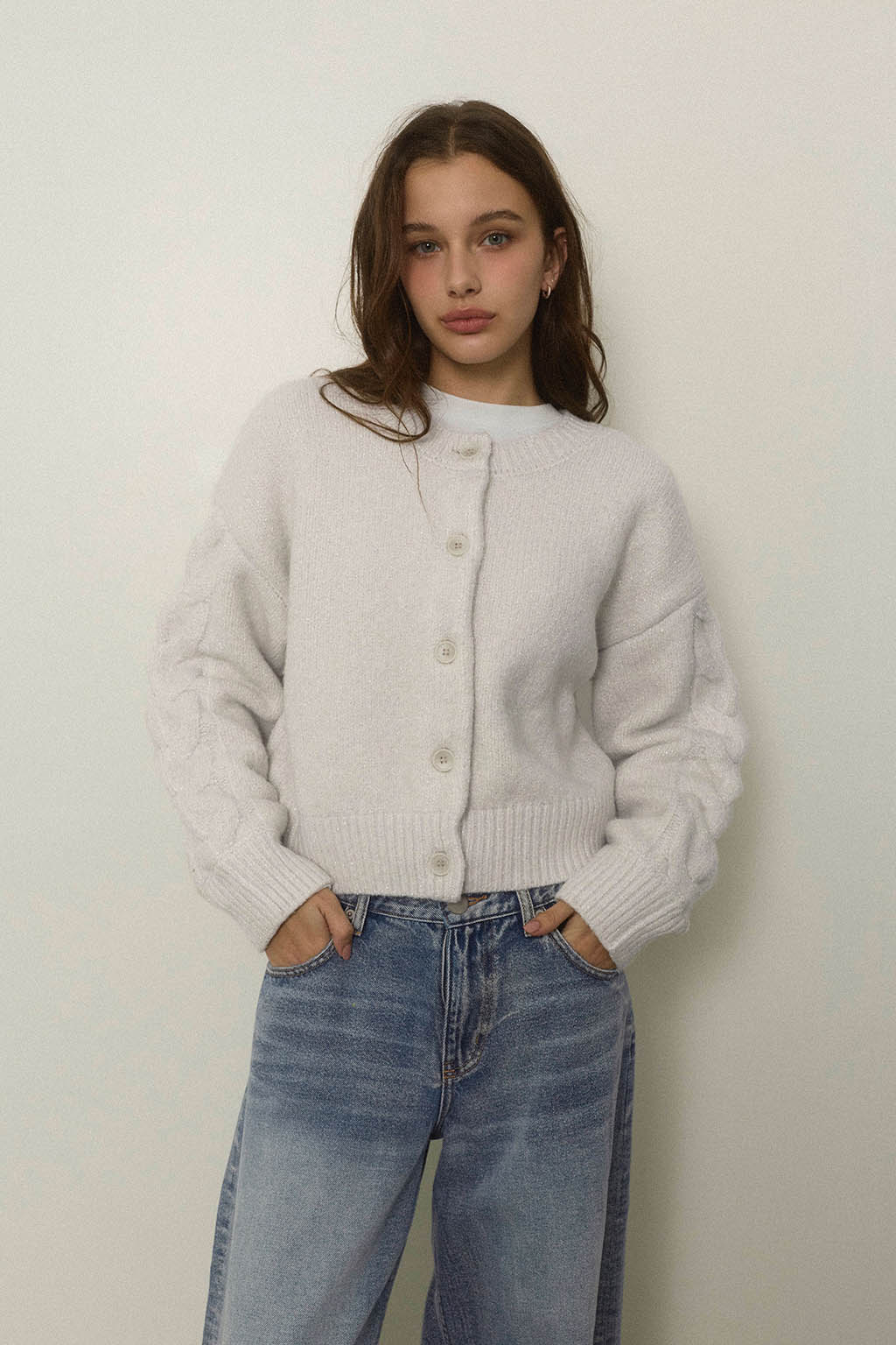 Sparkle Two-Way Knit Cardigan - 画像 (11)