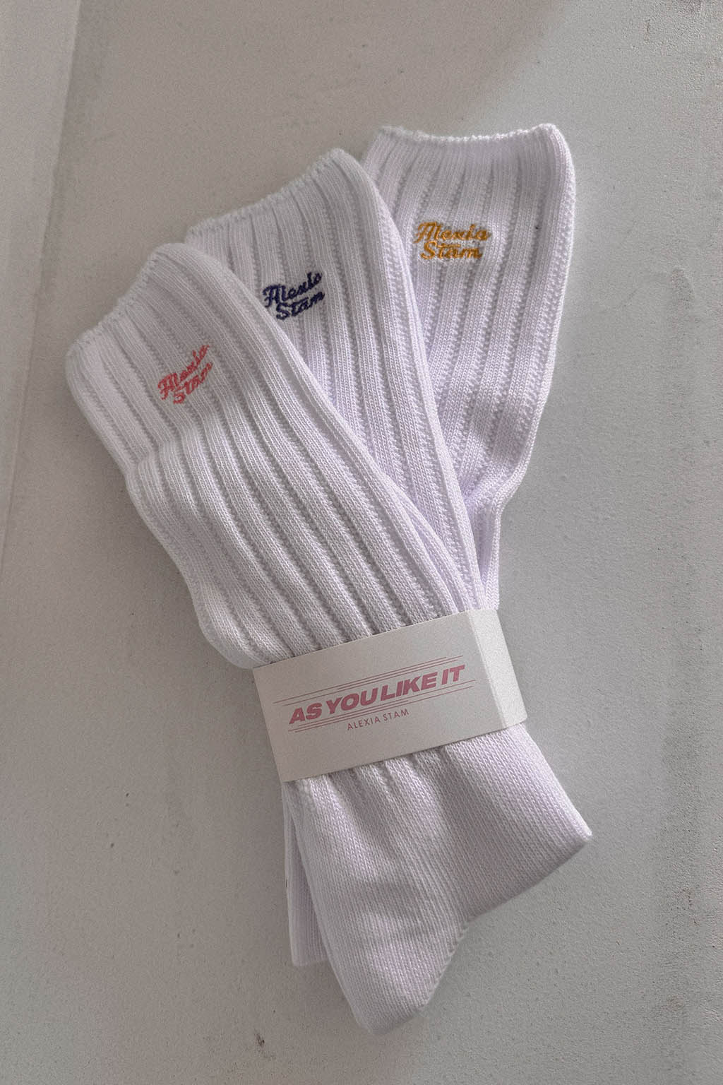 Wellness Logo Sock Sets White