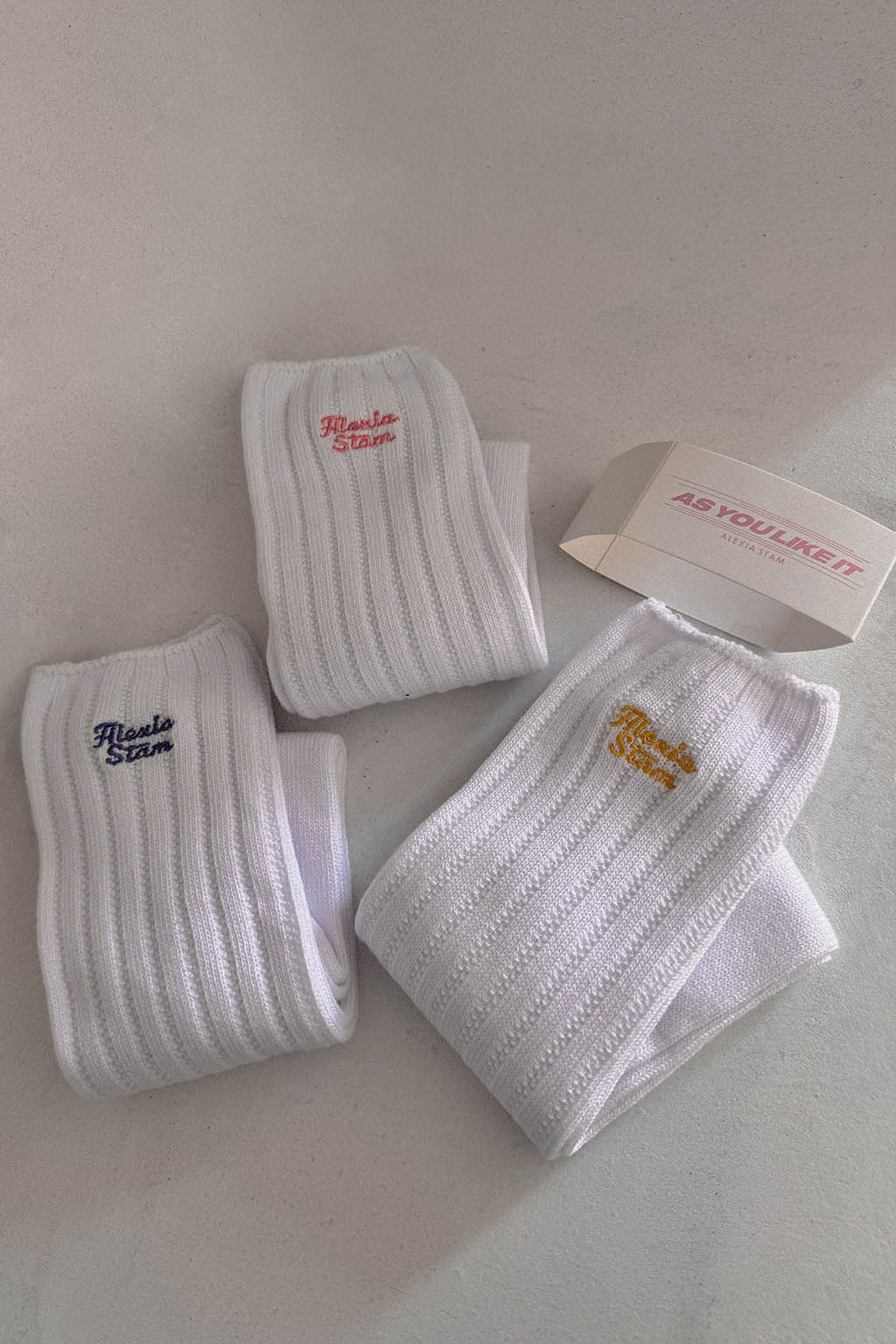 Wellness Logo Sock Sets White - 画像 (2)