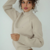 Half Zip Knit Top
