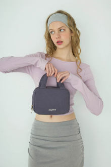 Alternative view of Logo Waffle Diaper Pouch