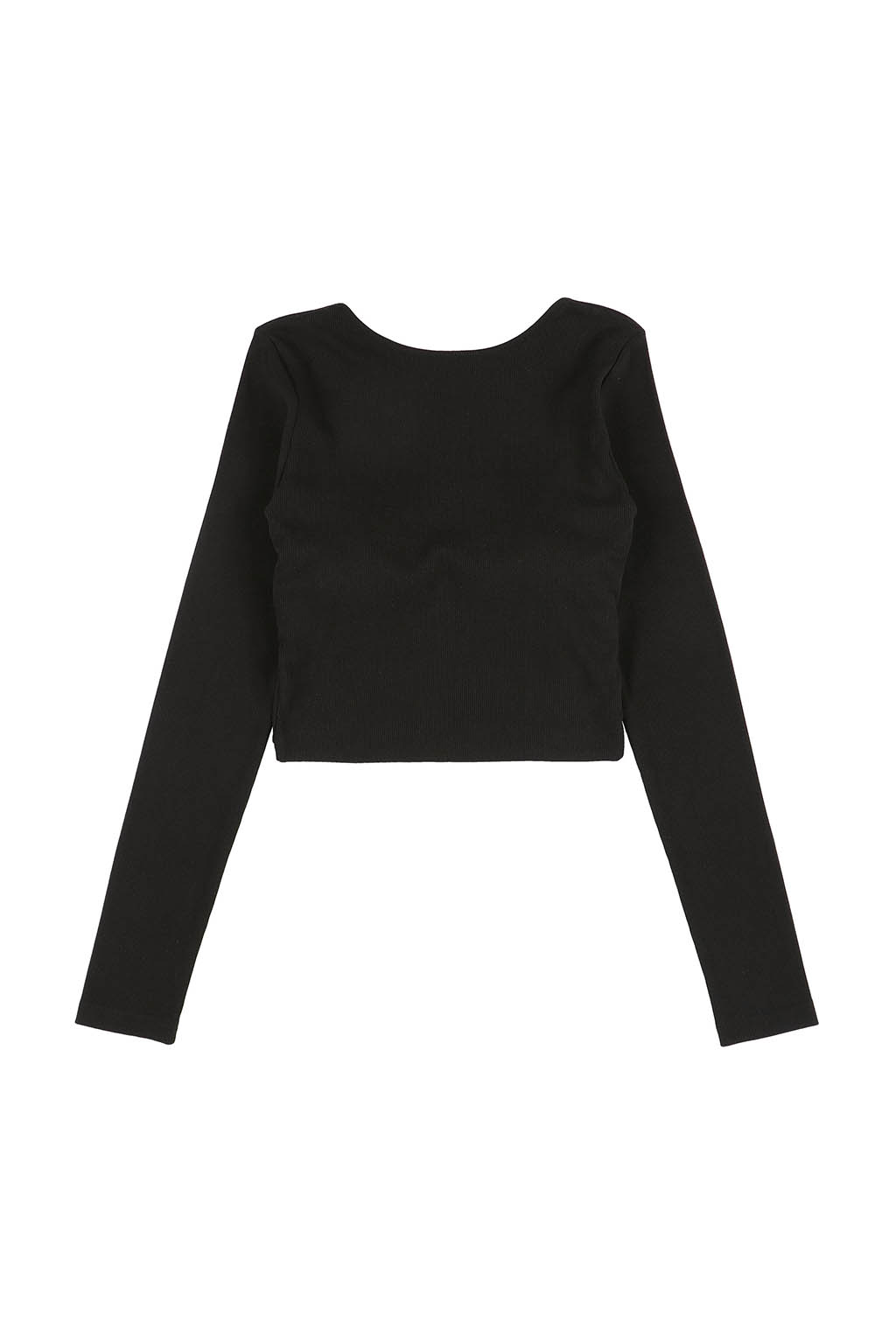 Rib Back Adjuster Long Sleeve Top - 画像 (9)