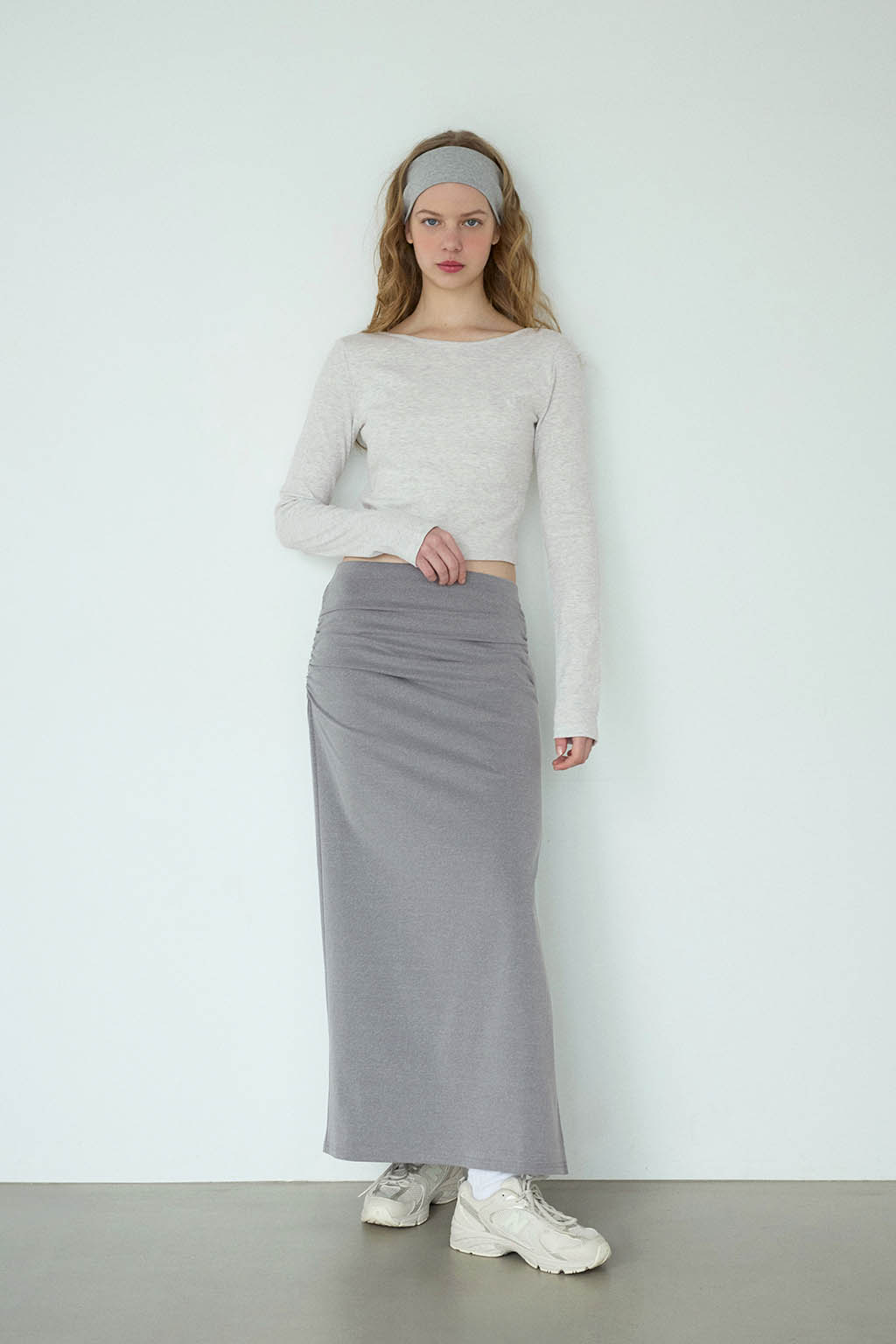 Rib Back Adjuster Long Sleeve Top - 画像 (25)