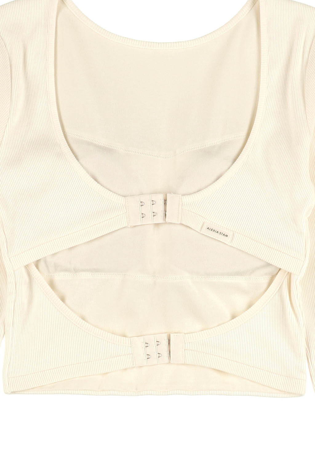 Rib Back Adjuster Long Sleeve Top - 画像 (43)