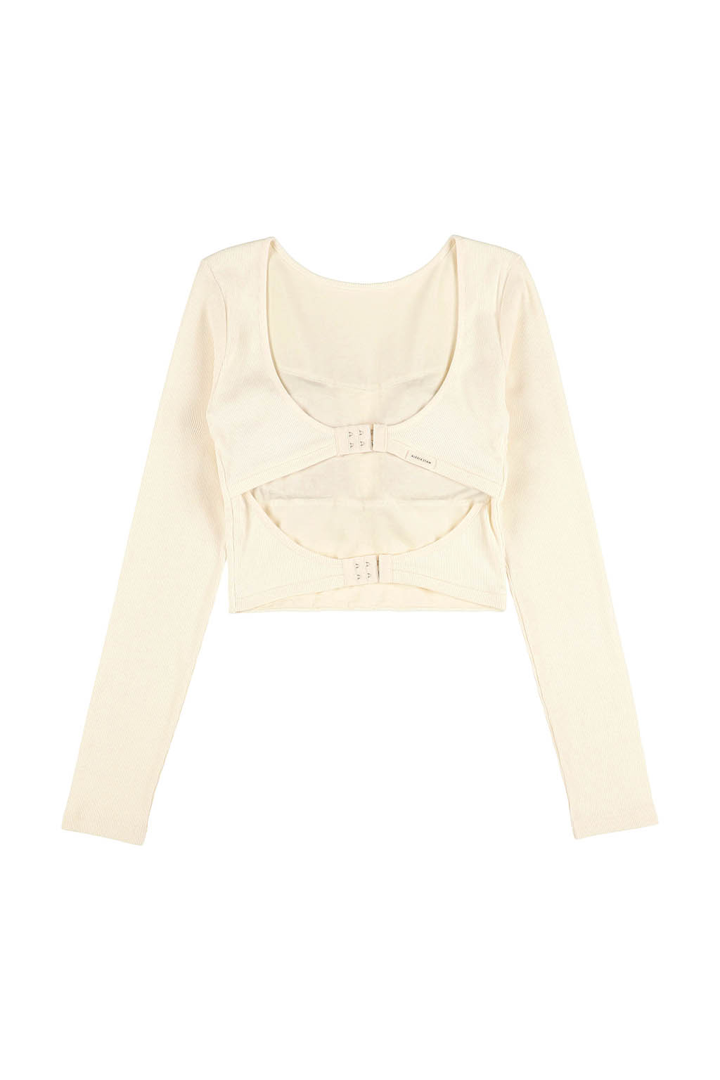 Rib Back Adjuster Long Sleeve Top - 画像 (42)