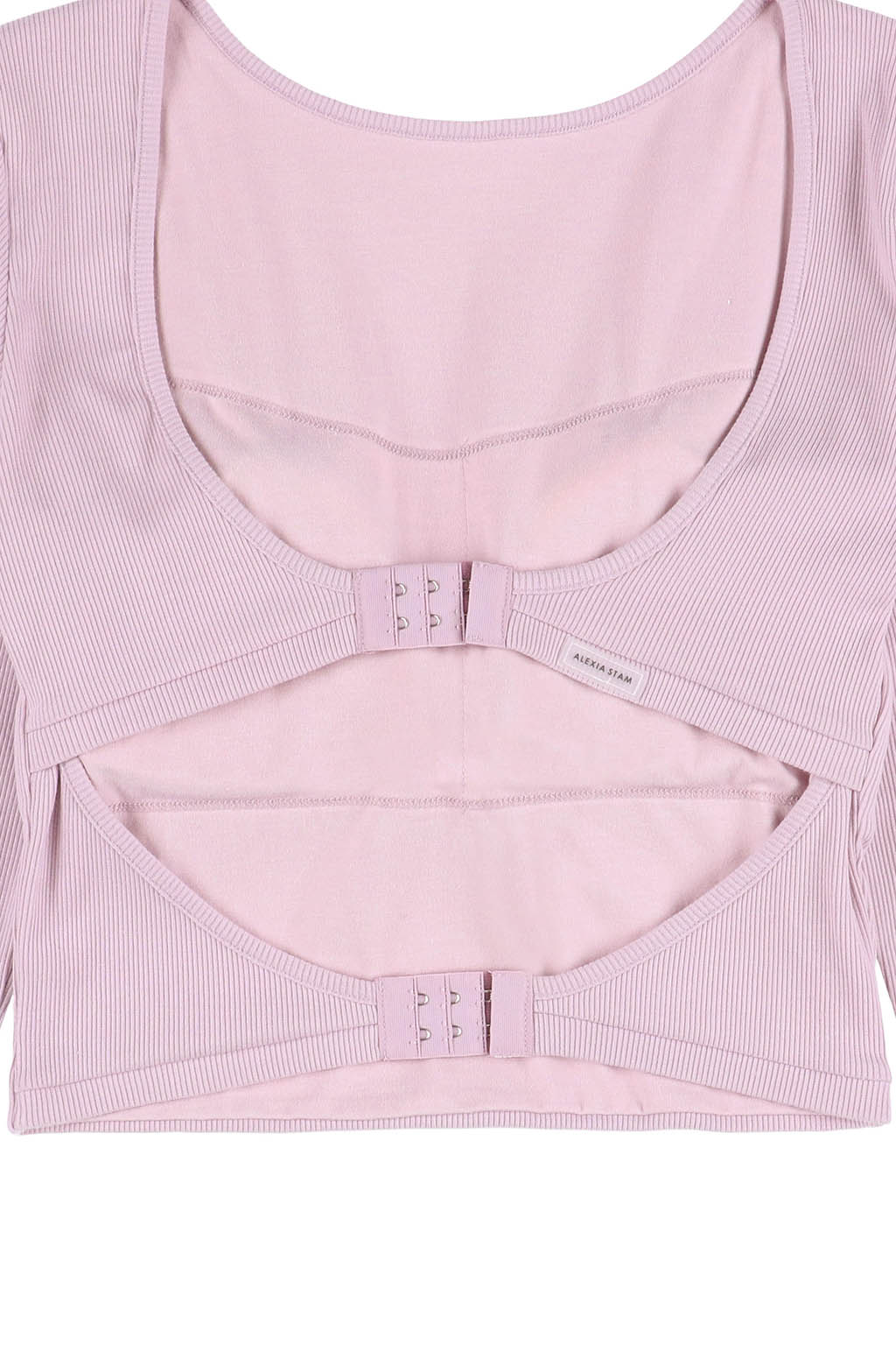 Rib Back Adjuster Long Sleeve Top - 画像 (35)