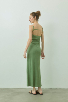 Rib Long Dress