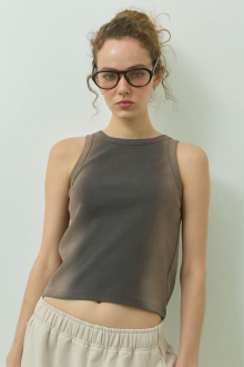 Sprayed Rib Tank Top