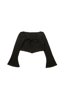 Alternative view of [Jessica x ALEXIA STAM] Cover Up Bolero Black