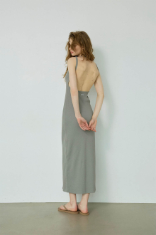 Open Back Long Dress