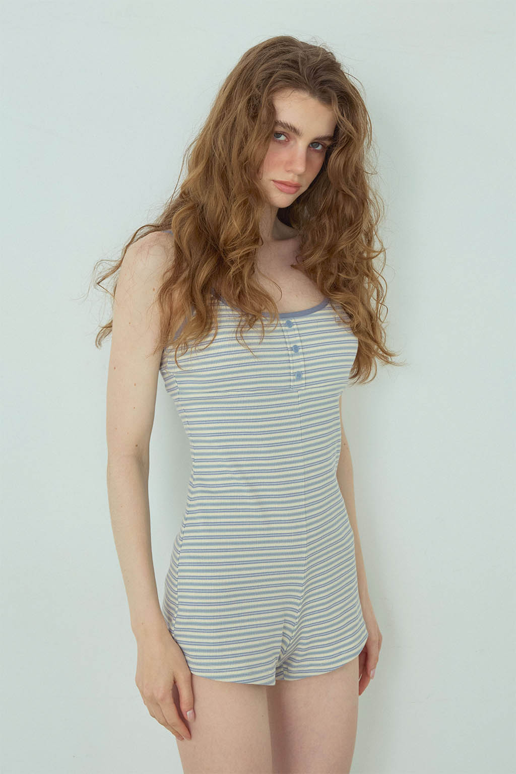 Striped Cami Romper | ALEXIA STAM