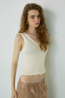 Alternative view of V Neck Summer Knit Top