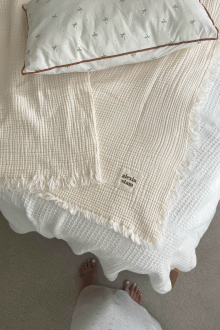 Fringed Gauze Blanket