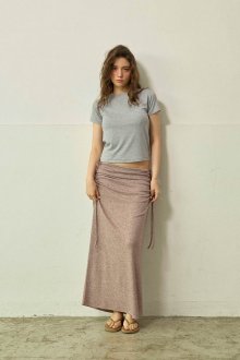 Side Drawstring Skirt