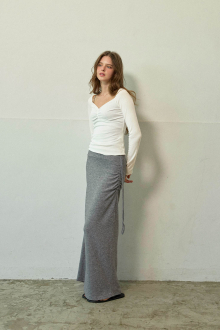 Side Drawstring Skirt