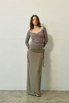 Alternative view of Side Drawstring Skirt