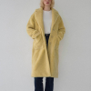 Boa Long Coat Butter Yellow