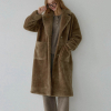 Boa Long Coat Cappuccino