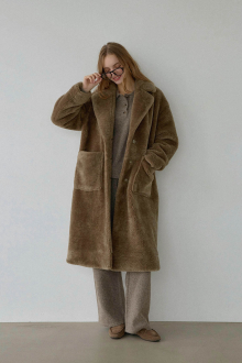 Boa Long Coat Cappuccino